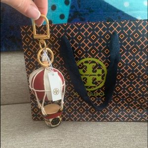 BRAND NEW with tags - Tory Burch Hot Air Balloon Keychain / Key Fob